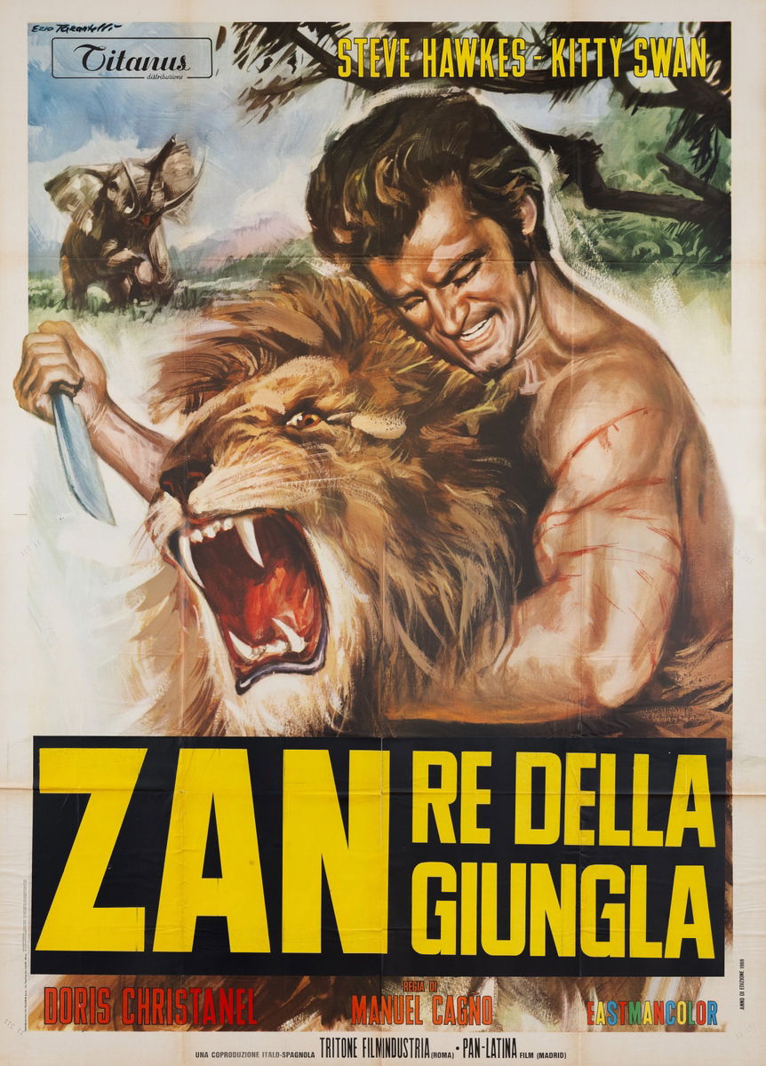 Zan - Il re della giungla - Manifesto 1