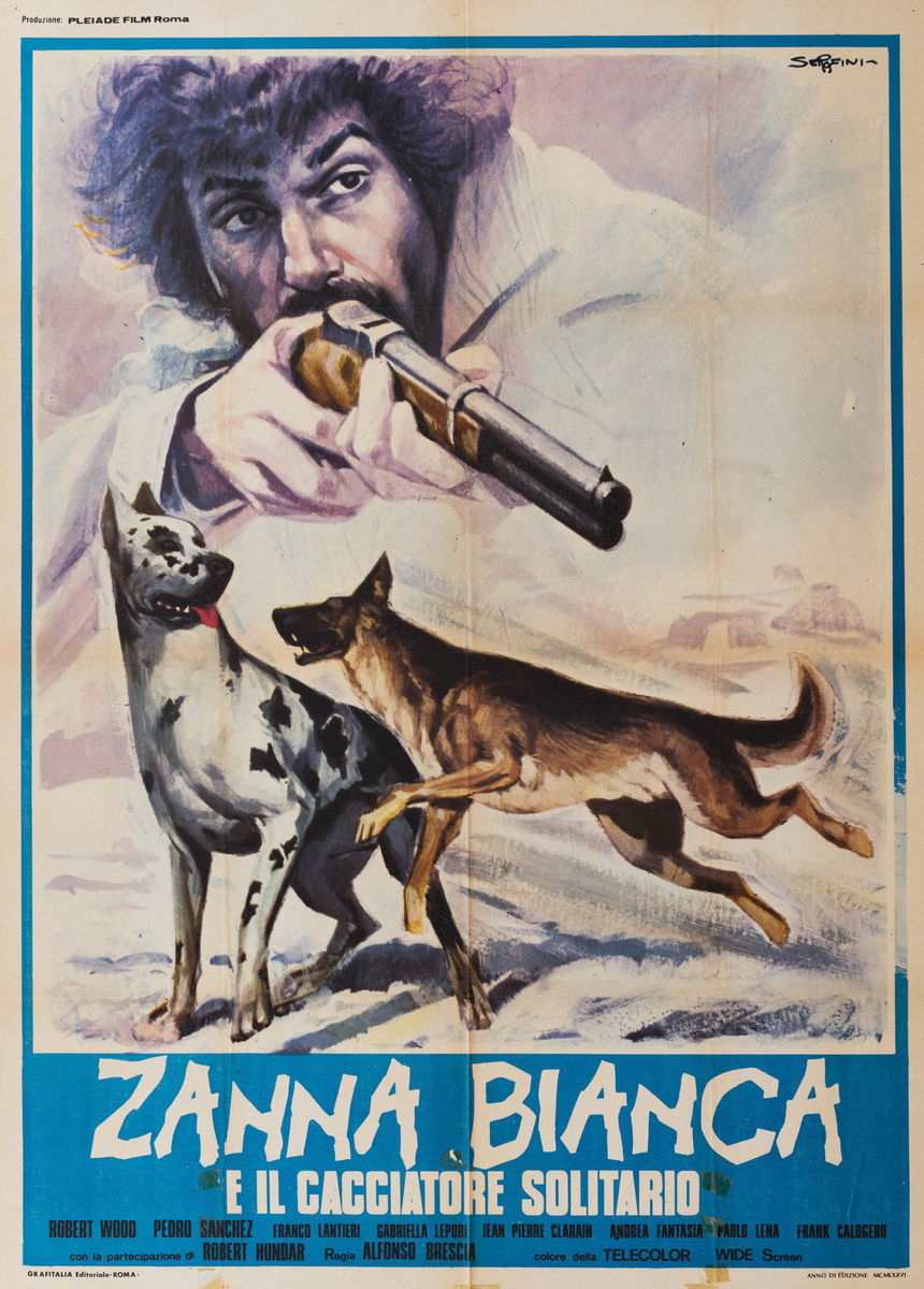 Zanna Bianca e il cacciatore solitario - Manifesto 1