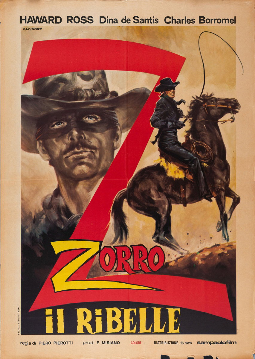 Zorro il ribelle - Manifesto 2