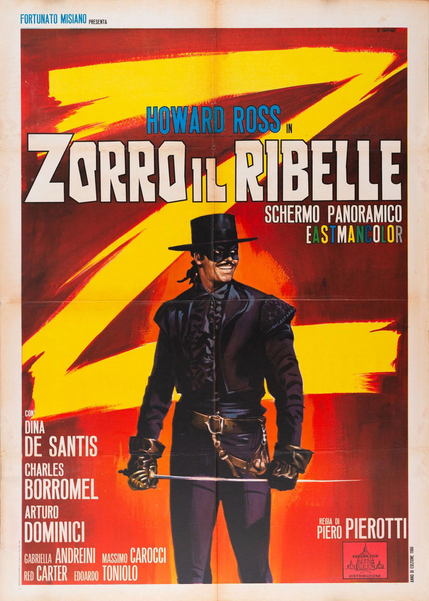 Zorro il ribelle - Manifesto 1