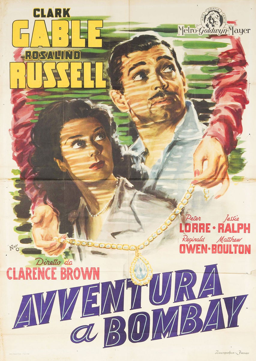 Avventura a Bombay - Manifesto 1