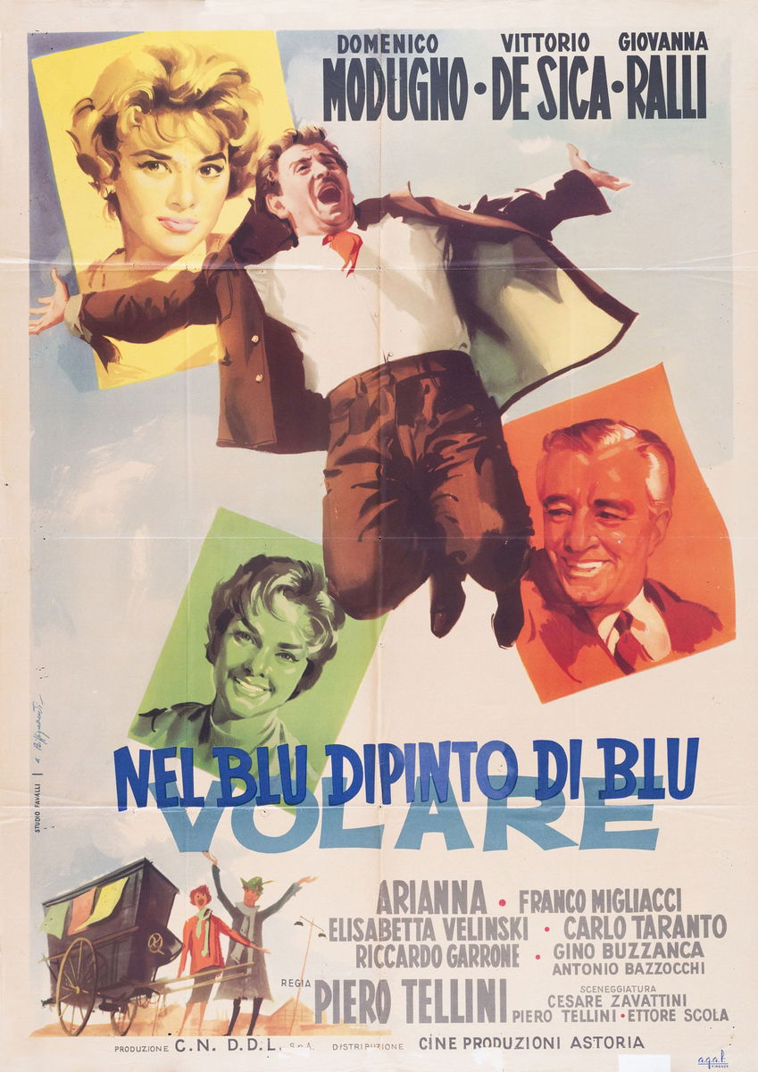 Nel blu dipinto di blu - Manifesto 1