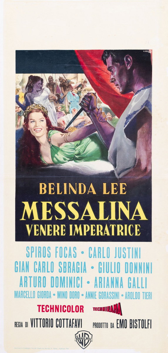Locandina 2 for the film Messalina (1960), painted by Averardo Ciriello