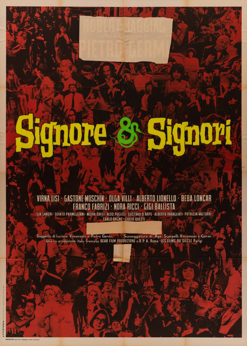 Poster 2 for the film The Birds, the Bees and the Italians (1966)