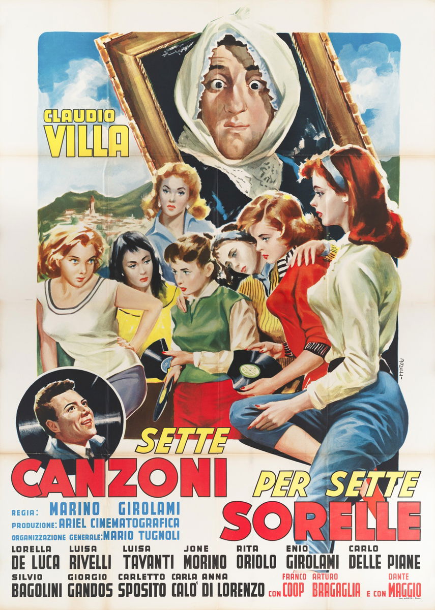 Sette canzoni per sette sorelle - Manifesto 1