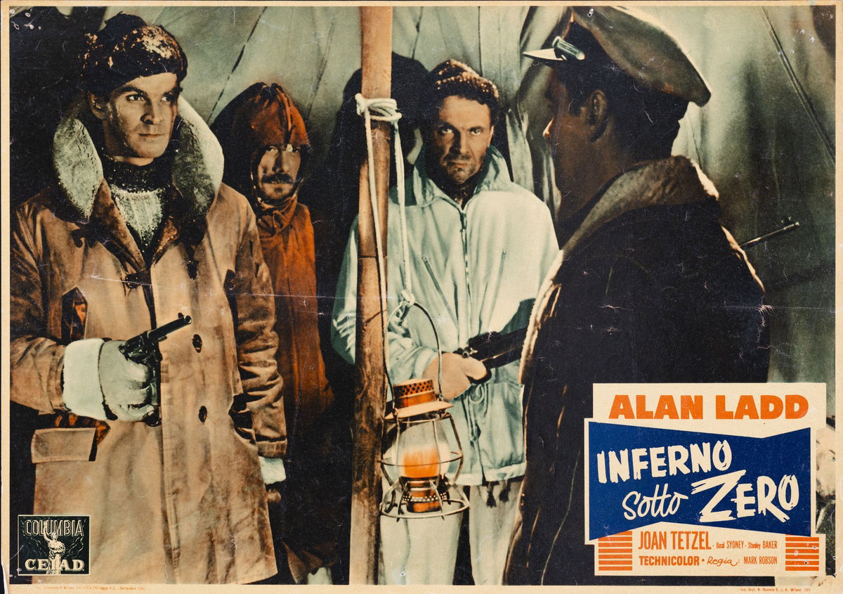 Fotobusta 2 per il film Inferno sotto zero (1954)