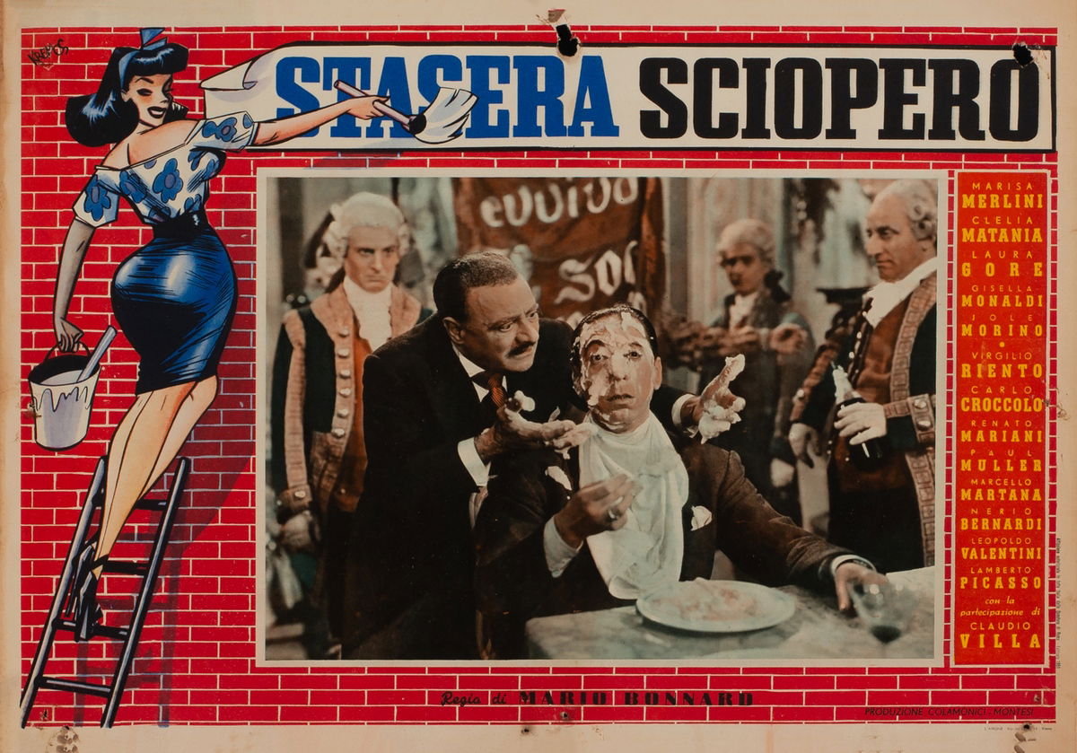 Stasera sciopero - Fotobusta 1