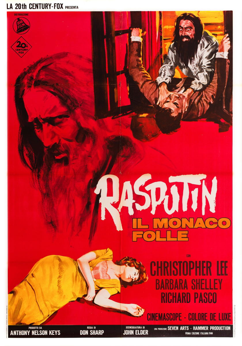 Rasputin il monaco folle - Manifesto 1