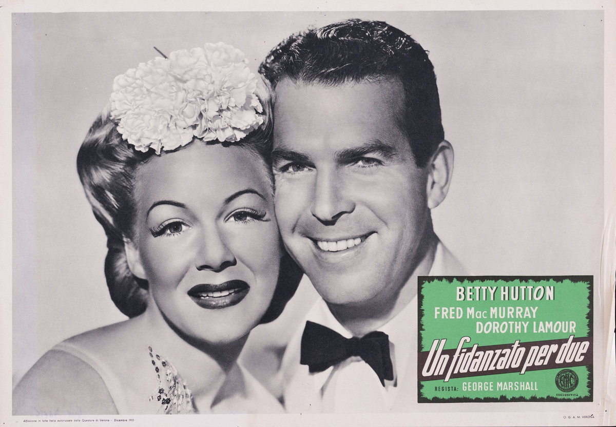 Fotobusta 4 per il film Un fidanzato per due (1944)