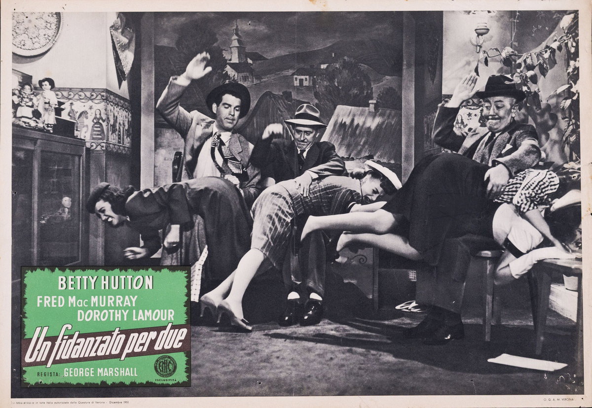 Fotobusta 5 per il film Un fidanzato per due (1944)