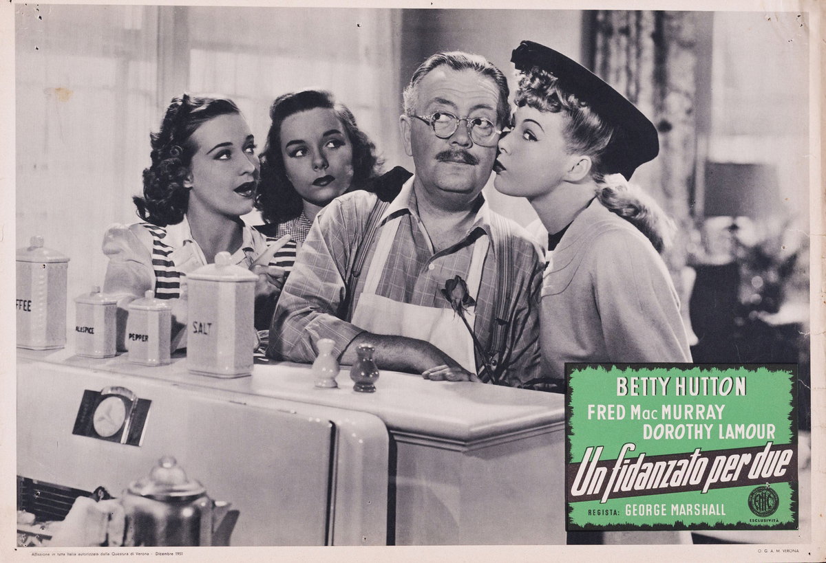 Fotobusta 3 per il film Un fidanzato per due (1944)