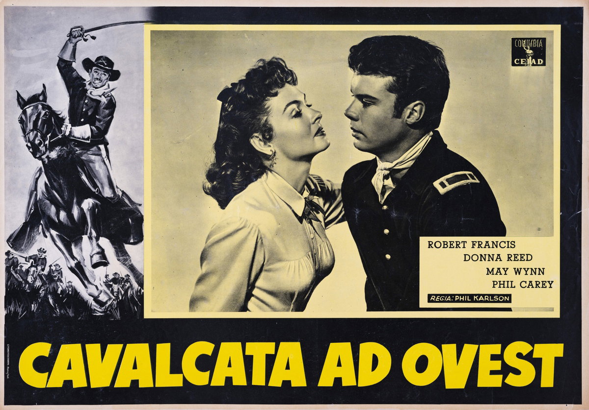 Fotobusta 3 per il film Cavalcata ad ovest (1954)
