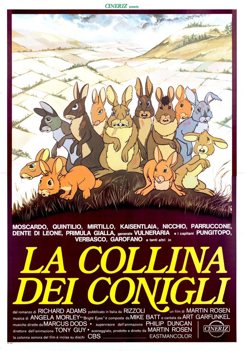 Poster 2 for the film Watership Down (1978)