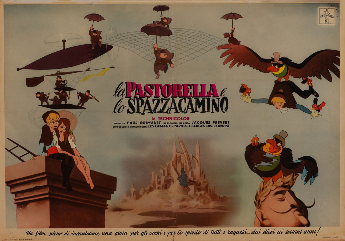 La pastorella e lo spazzacamino - Fotobusta 1