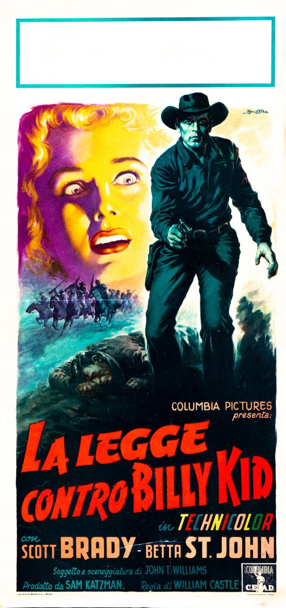 La legge contro Billy Kid - Locandina 1