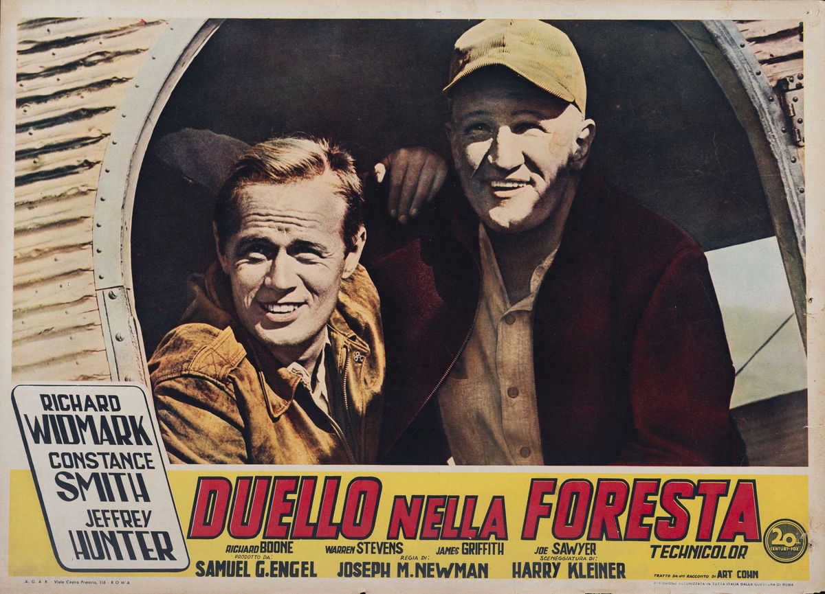 Duello nella foresta - Fotobusta 1