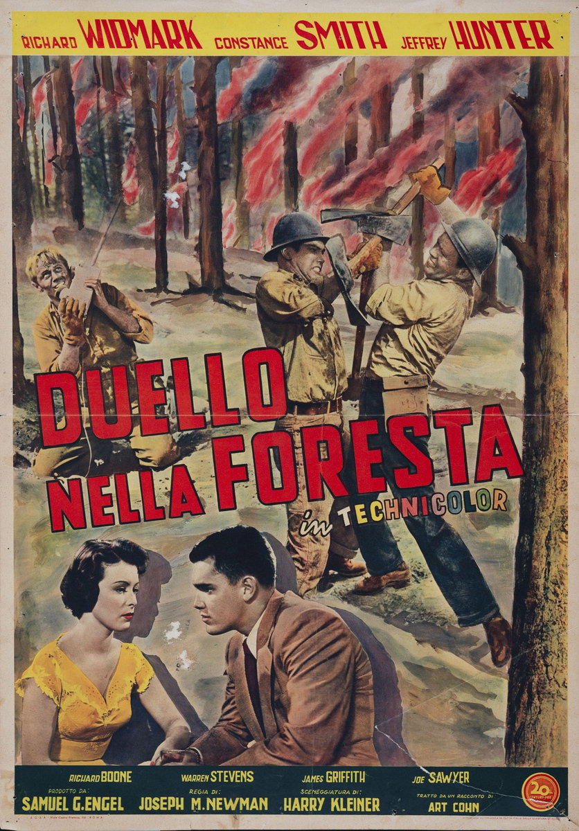 Fotobusta 2 per il film Duello nella foresta (1952)