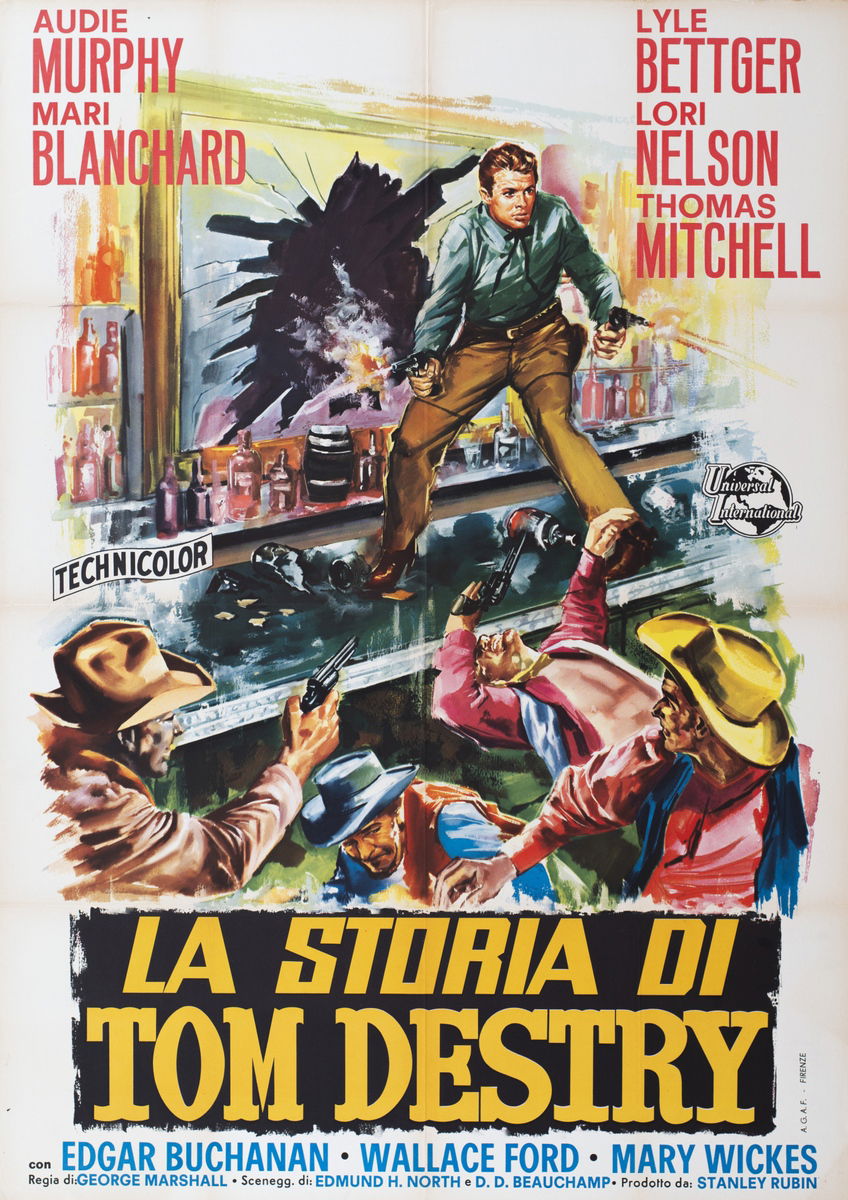 La storia di Tom Destry - Manifesto 1