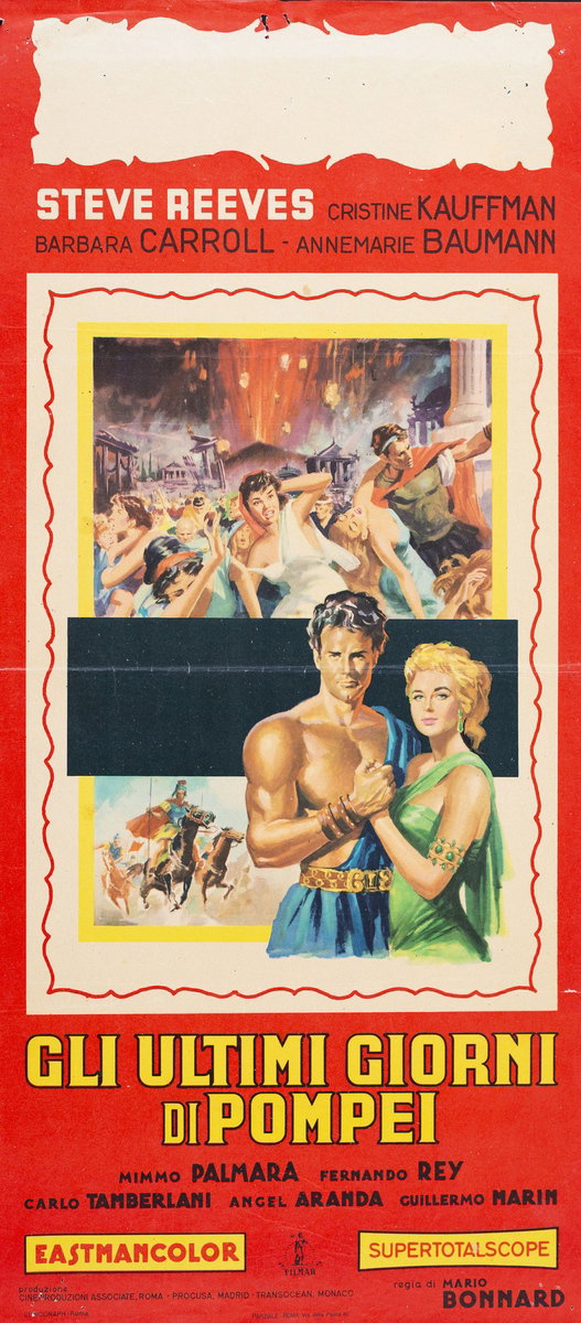 Locandina 2 for the film The Last Days of Pompeii (1959)