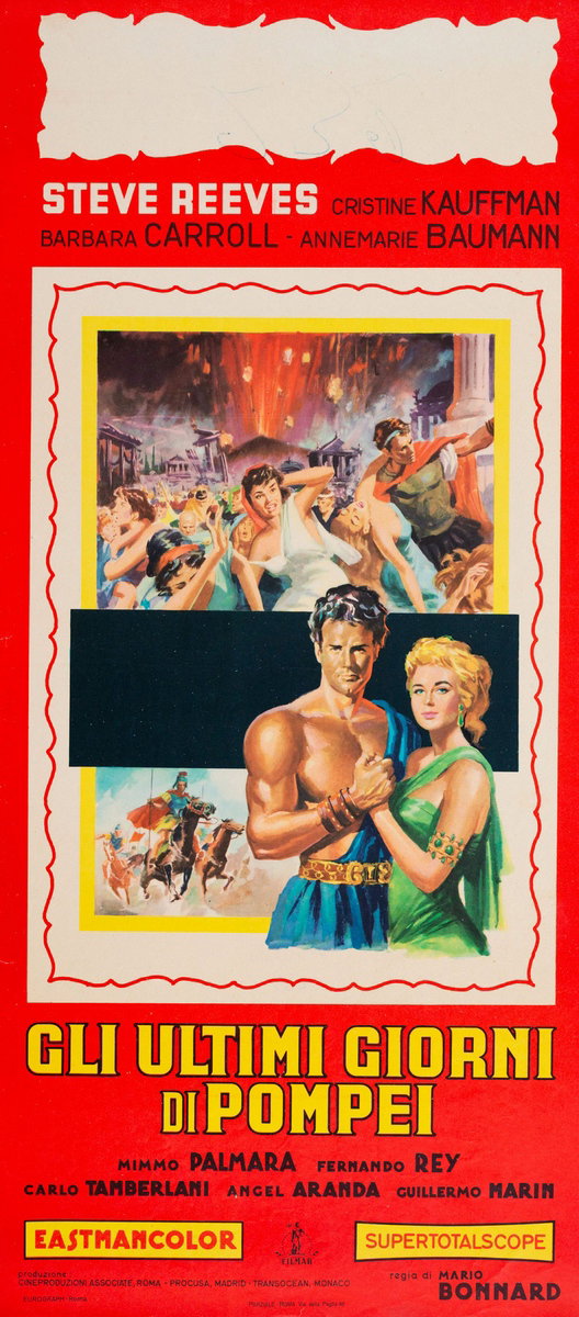 Locandina 3 for the film The Last Days of Pompeii (1959)
