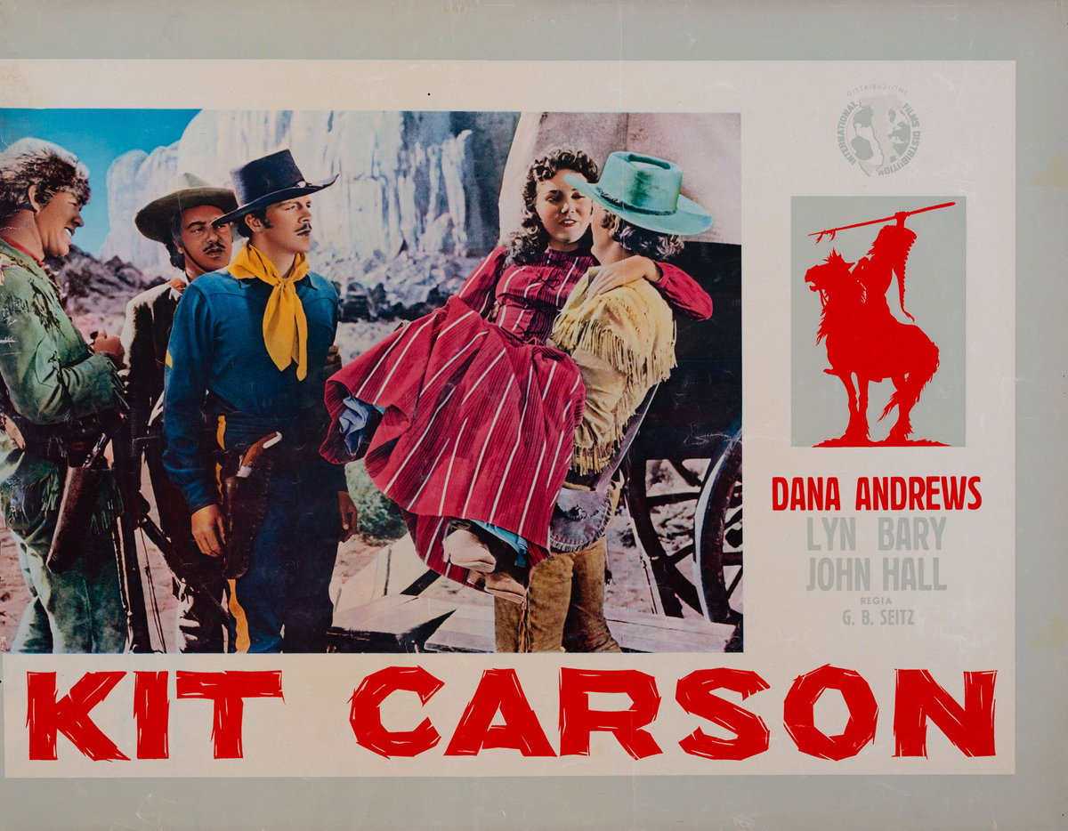 Fotobusta 3 per il film Kit carson la grande cavalcata (1940)