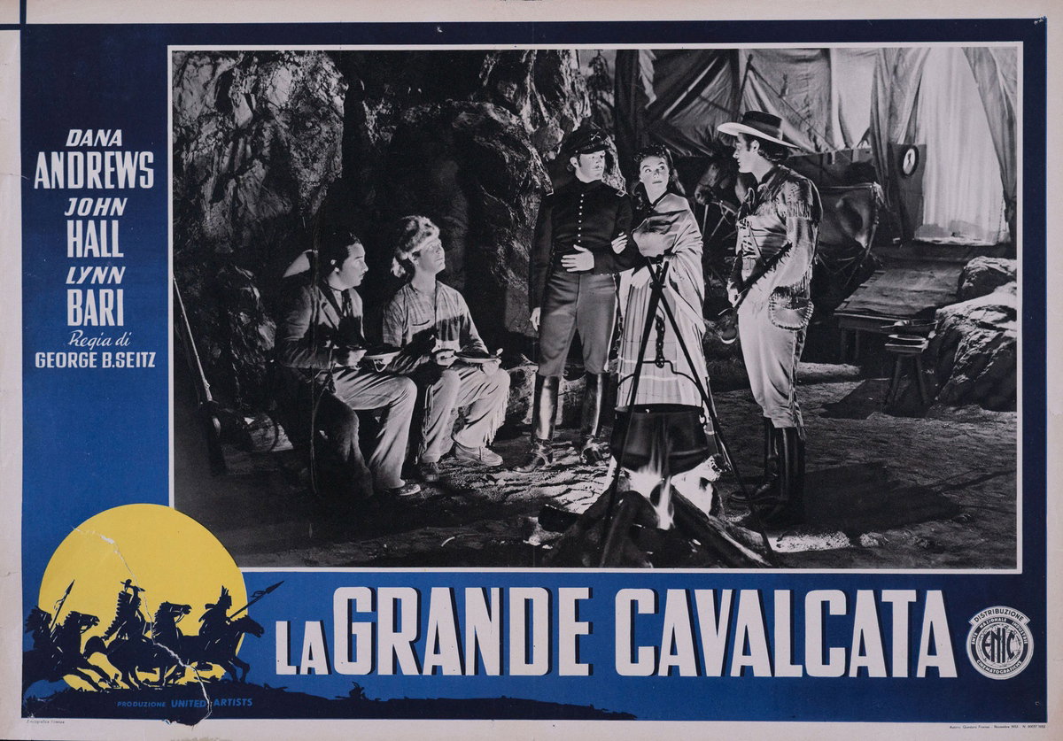 Fotobusta 4 per il film Kit carson la grande cavalcata (1940)