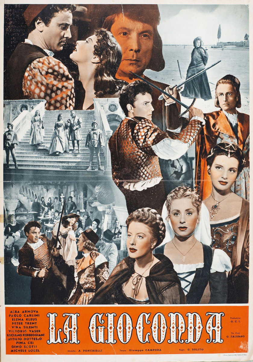 Fotobusta 5 per il film La Gioconda (1953)