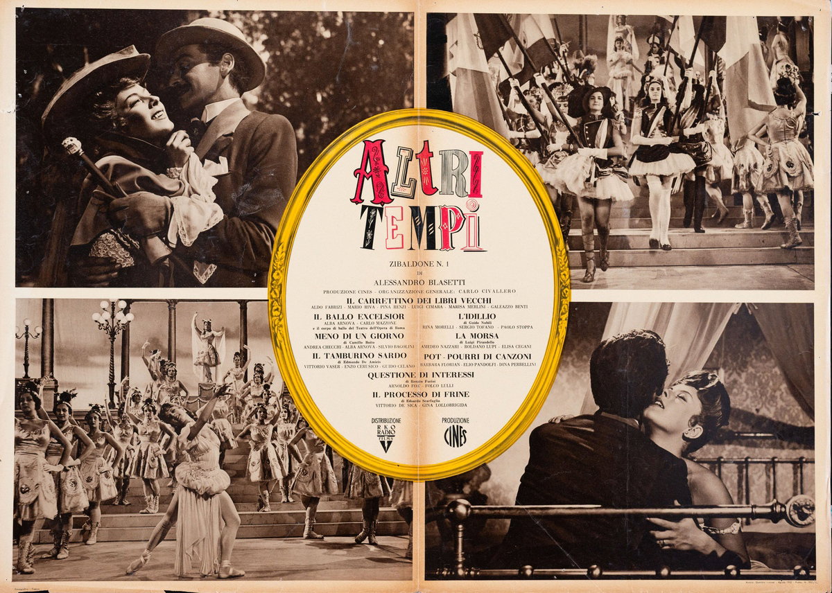 Fotobusta 2 per il film Altri tempi - Zibaldone n. 1 (1952)