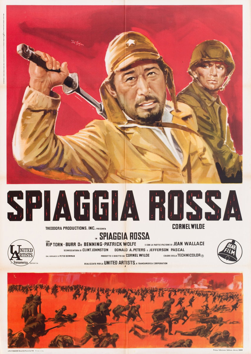 Poster 2 for the film Beach Red (1967)