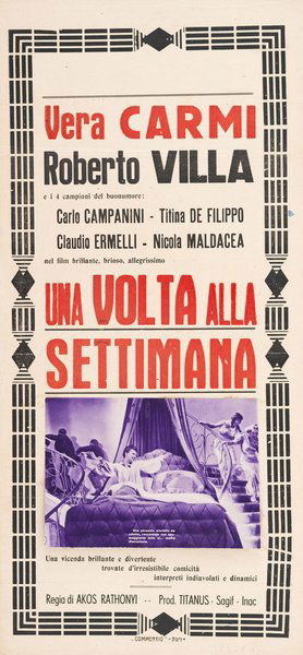 Una volta alla settimana