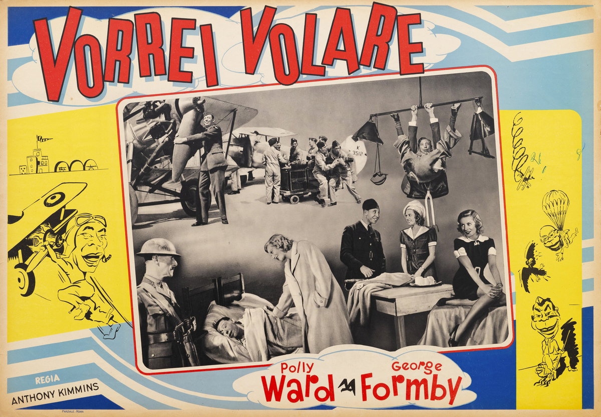 Fotobusta 2 per il film Vorrei volare (1938)