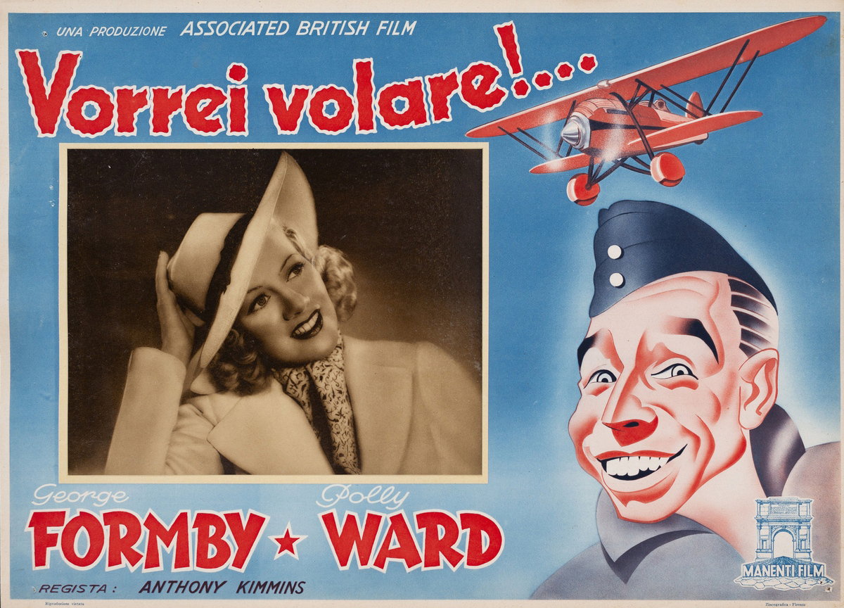 Fotobusta 6 per il film Vorrei volare (1938)