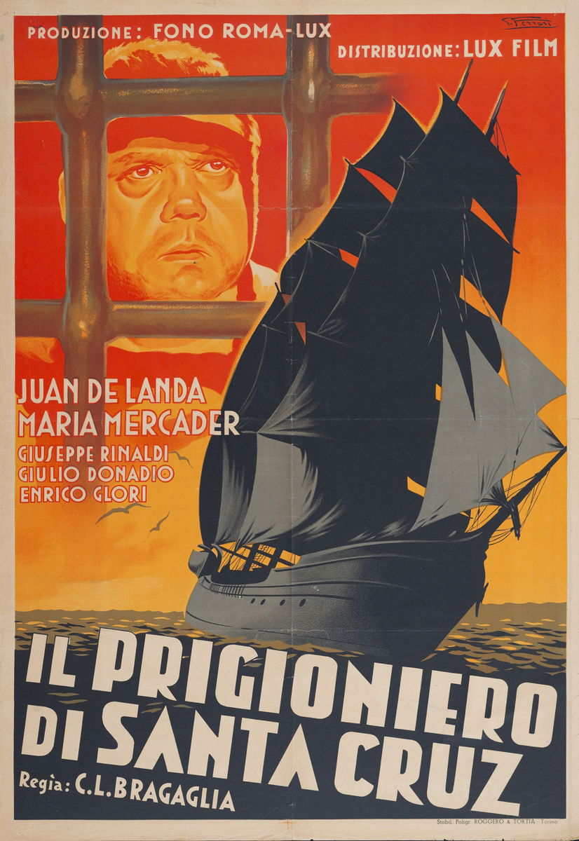 Il prigioniero di Santa Cruz - Manifesto 1