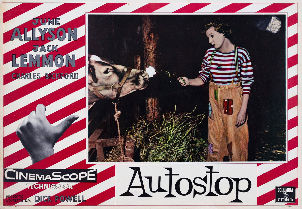 Fotobusta 2 per il film Autostop (1956)