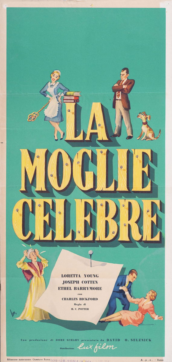 La moglie celebre - Locandina 1