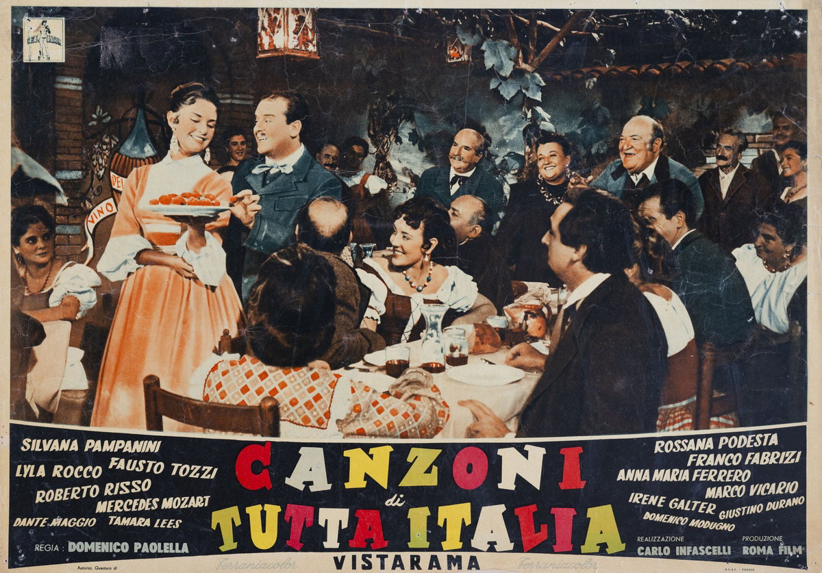 Fotobusta 3 per il film Canzoni di tutta Italia (1955)