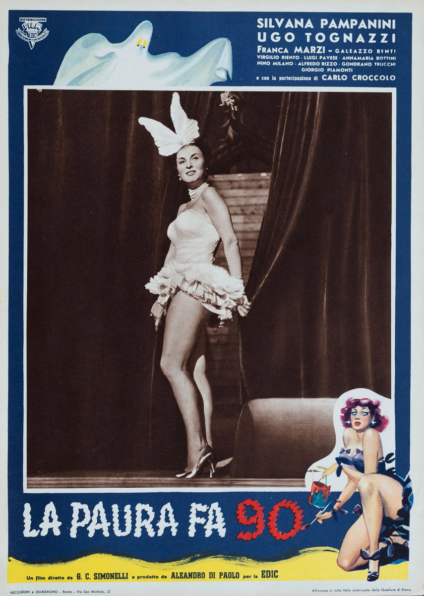 Fotobusta 3 per il film La paura fa 90 (1951)