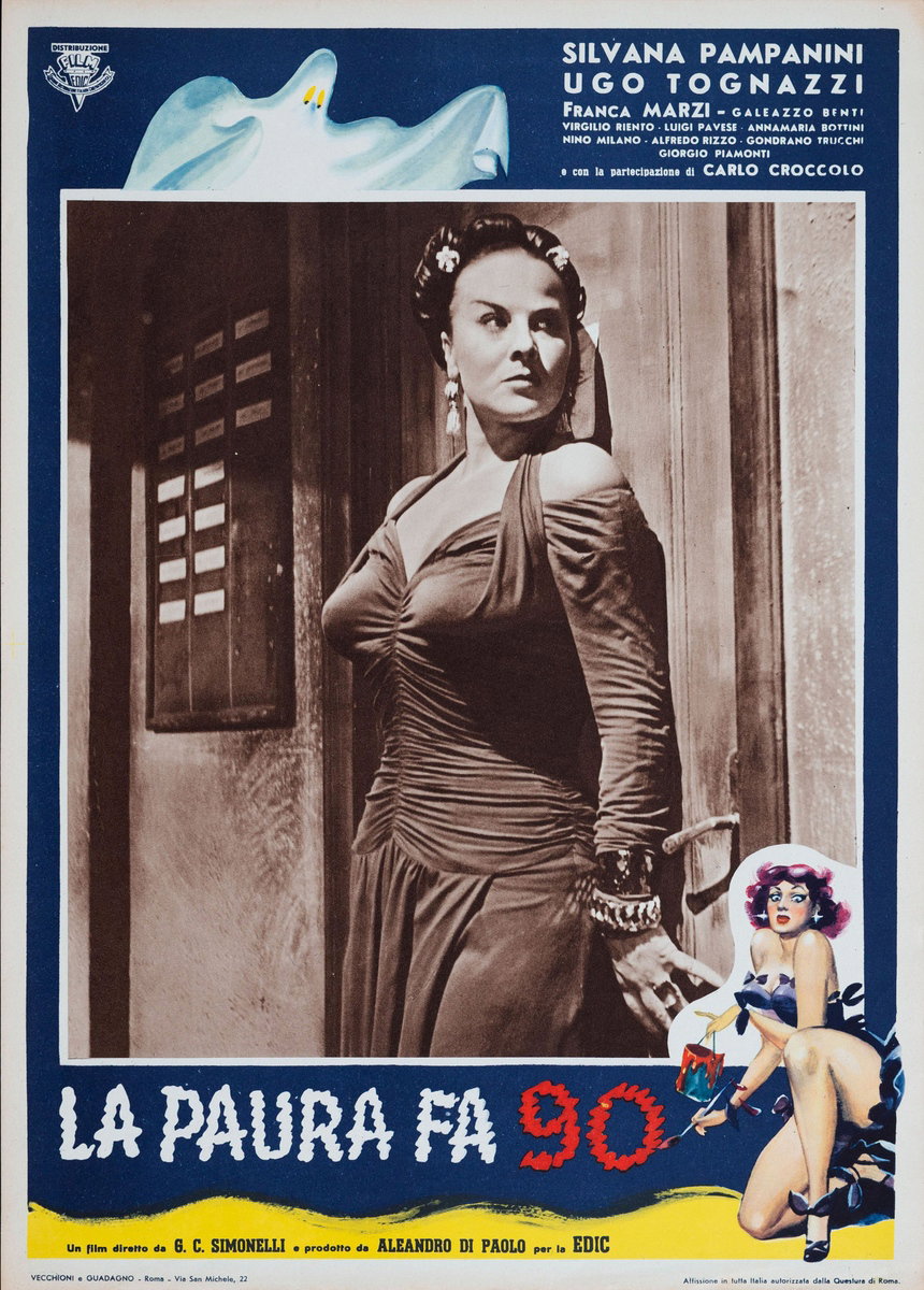 Fotobusta 5 per il film La paura fa 90 (1951)