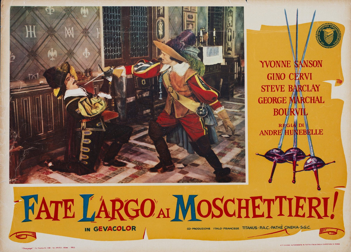 Lobby Card 2 for the film The Three Musketeers (1953)