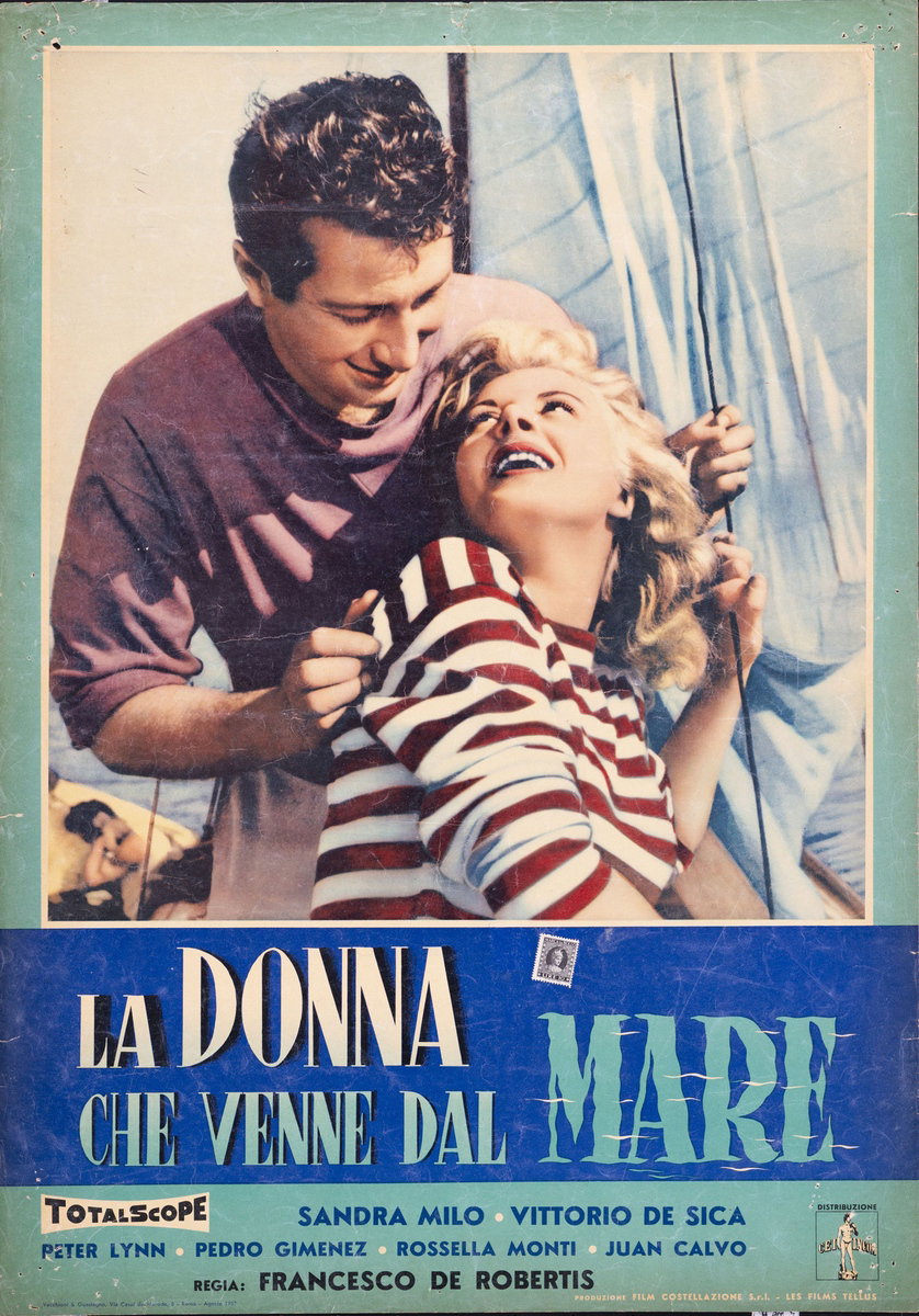 Fotobusta 2 per il film La donna che venne dal mare (1957)