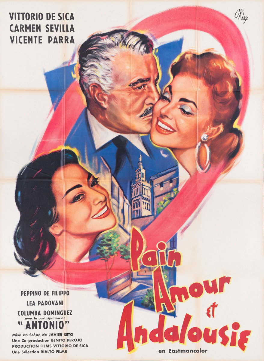 Poster 2 for the film Bread, Love and Andalucia (1958)