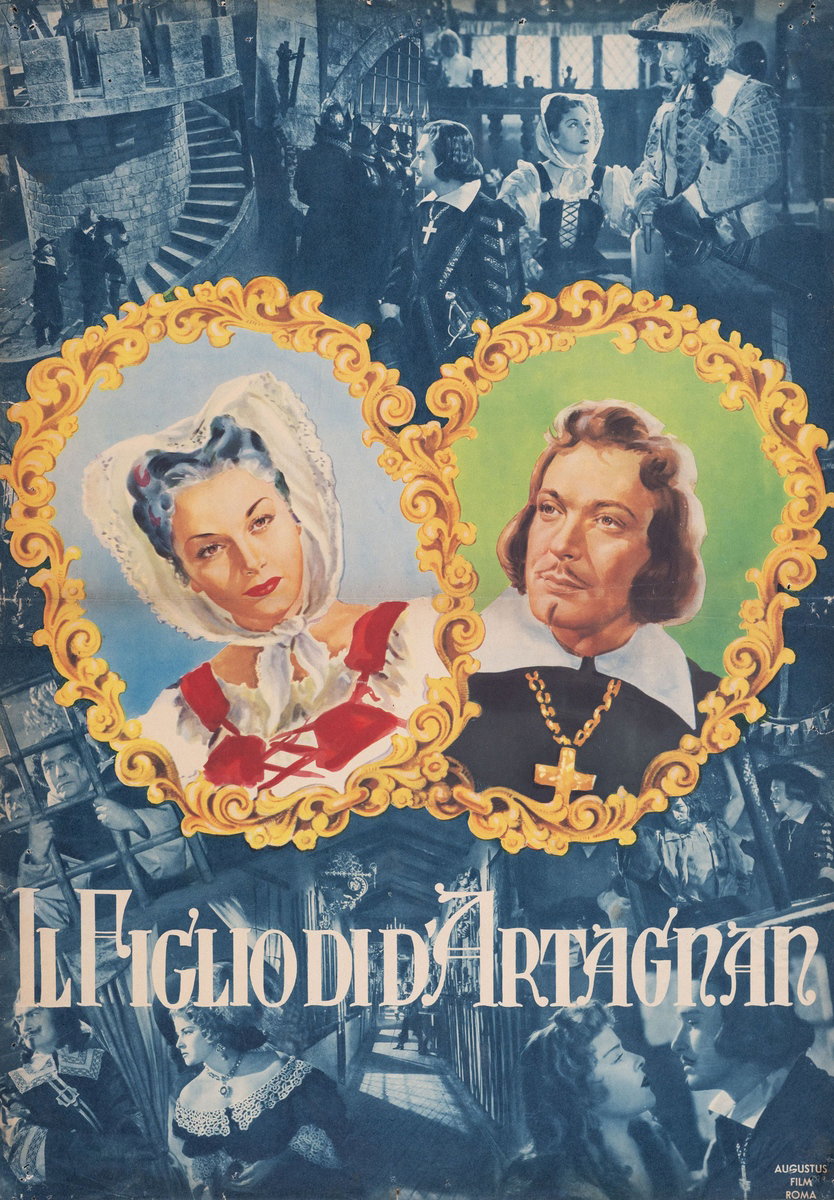 Lobby Card 4 for the film The Son of d'Artagnan (1950)