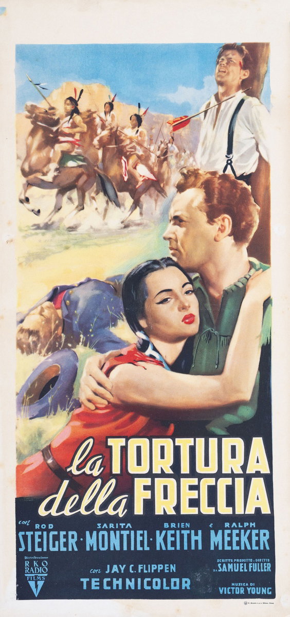 Locandina 2 per il film La tortura della freccia (1957)