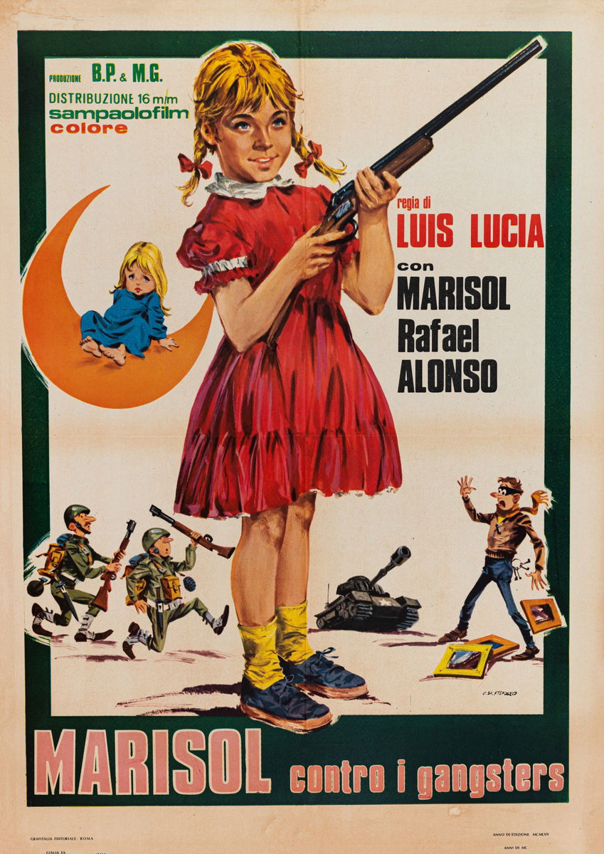 Marisol contro i gangster - Manifesto 1