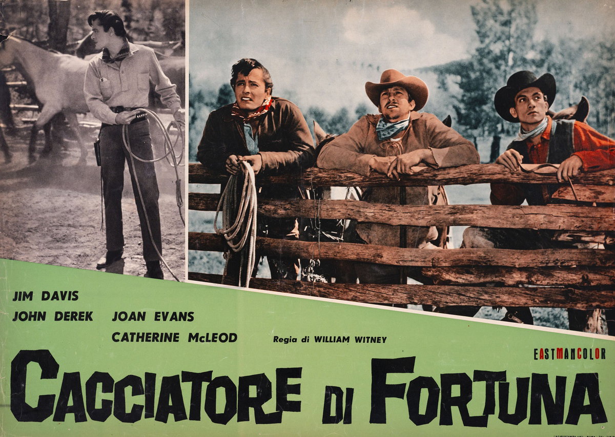 Fotobusta 2 per il film Il cacciatore di fortuna (1954)