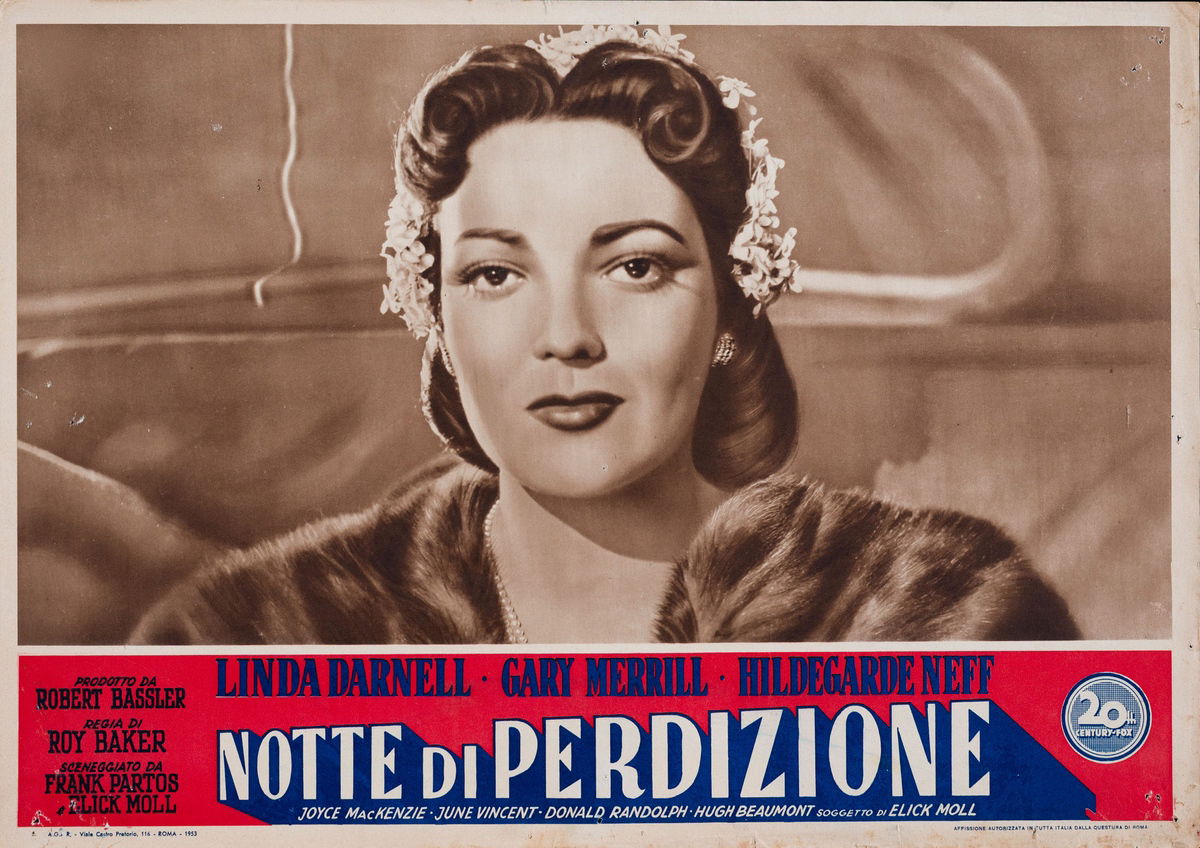 Notte di perdizione - Fotobusta 1