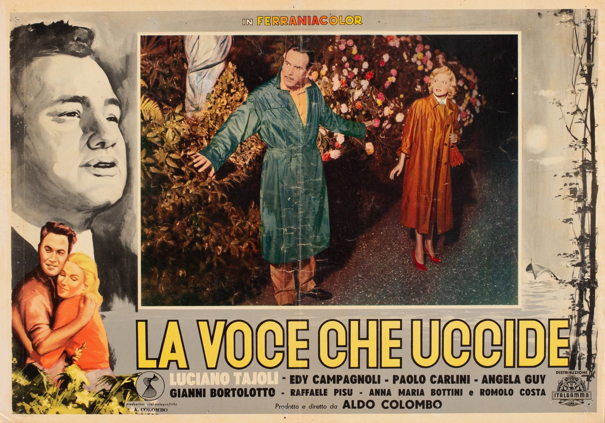 Fotobusta 2 per il film La voce che uccide (1956)