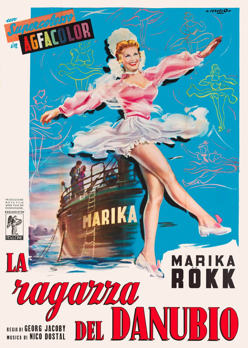 La ragazza del Danubio - Manifesto 1