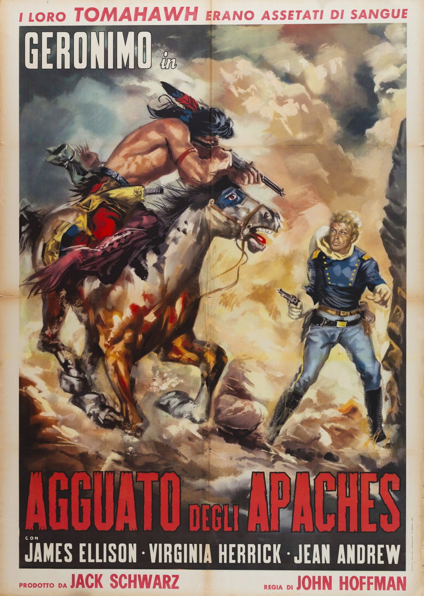 L'agguato degli apaches - Manifesto 1
