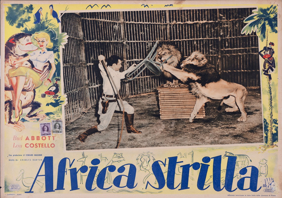Fotobusta 2 per il film Africa strilla (1949)
